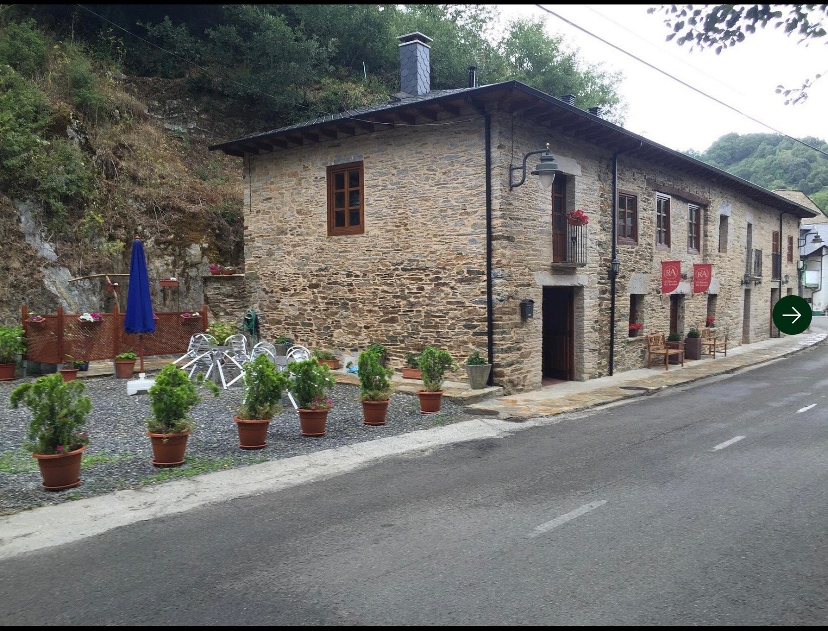 No Pasa Nada Albergue exterior on the Camino de Santiago